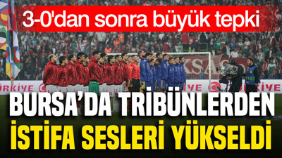 Bursa'da TFF istifa sesleri: 3-0'dan sonra büyük tepki