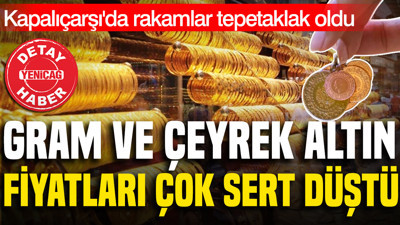 Kapalıçarşı’da akşam altın fiyatları değişti: Gram altın, çeyrek altın kaç TL oldu? (28 Eylül)