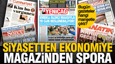 28 Eylül Salı günü: Gazeteler hangi manşetle çıktı?