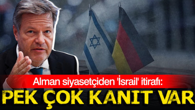 Alman siyasetçiden 'İsrail' itirafı: Pek çok kanıt var