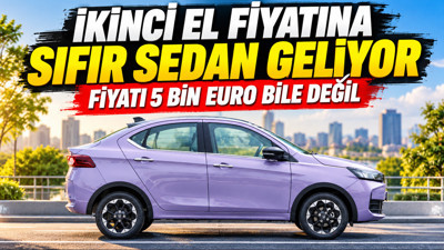İkinci el fiyatına sıfır sedan geliyor: Fiyatı 5 bin euro bile değil