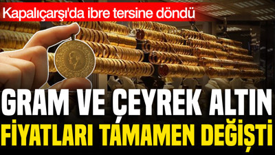 Kapalıçarşı'da akşam altın ne kadar? Gram altın, çeyrek altın kaç TL? (29 Eylül 2026)