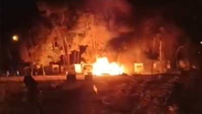 Tekirdağ’da çekme karavan yangında kullanılamaz hale geldi