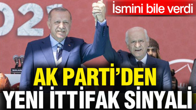 AK Parti'den yeni ittifak sinyali: İsmini bile açıkladı