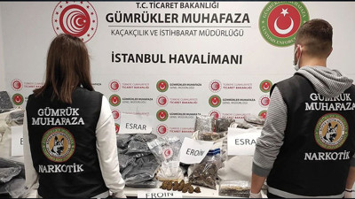 İstanbul Havalimanı'nda duş jeli ve vazelin kutularından uyuşturucu çıktı