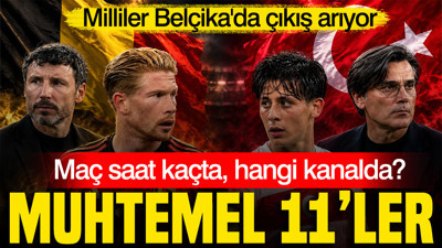 Belçika-Türkiye maçı ne zaman, saat kaçta, hangi kanalda? Muhtemel 11'ler