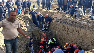 ASKİ’nin çalışmasında acı olay: Muhtar göçük altında can verdi