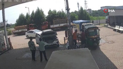 Hindistan’da dolum sırasında patlama: Çevredekiler can havliyle kaçtı