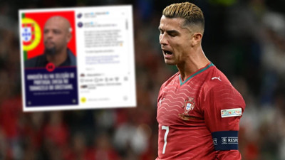 Ronaldo eski Galatasaraylı yıldızın yorumunu beğendi: Ortalık karıştı