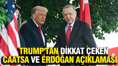 Trump'tan dikkat çeken CAATSA ve Erdoğan açıklaması