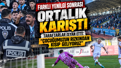 2. Lig maçında ağır yenilgi sonrası ortalık karıştı: Taraftar isyan etti