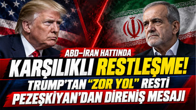 ABD ve İran Hattında Tansiyon Yükseliyor: Trump'tan "Zor Yol" Resti, Pezeşkiyan'dan Direniş Mesajı
