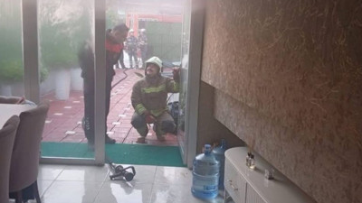 Antakya’da evde çıkan yangın panik yarattı