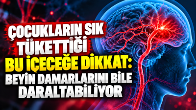 Çocukların sık tükettiği bu içeceğe dikkat: Beyin damarlarını bile daraltabiliyor