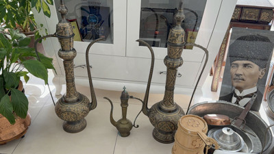 Başkanın odası müze oldu: El emeği göz nuru eserlerle doldu