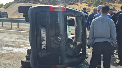 Bitlis’te kamyonet takla attı: 2 kişi yaralandı