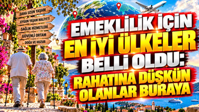 Emeklilik için en iyi ülkeler belli oldu: Rahatına düşkün olanlar buraya