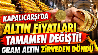 Kapalıçarşı’da altın fiyatları değişti: Gram altın, çeyrek altın kaç TL oldu? (5 Ekim)