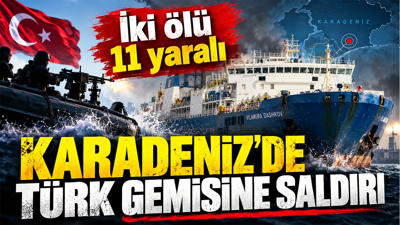 Karadeniz’de Türk gemisine saldırı