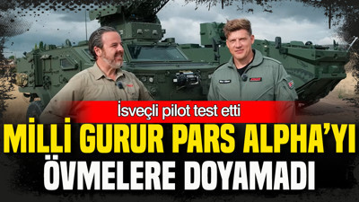 Milli gurur PARS ALPHA’yı test eden İsveçli pilot övmeye doyamadı