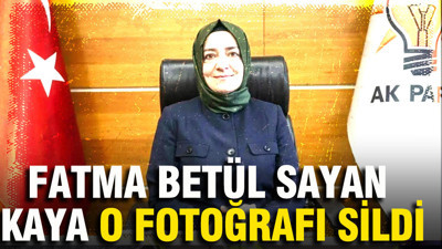 Fatma Betül Sayan Kaya fotoğrafı sildi: Erdin Özel detayı ortaya çıktı