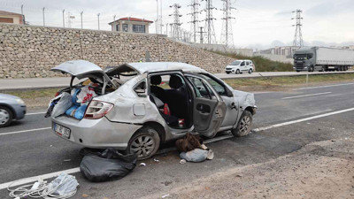 İki Otomobilin Çarpıştığı Kazada 7 Yaralı