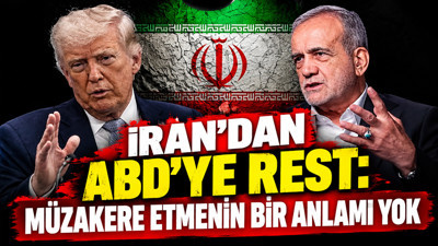 İran'dan ABD'ye rest: Müzakere etmenin bir anlamı yok
