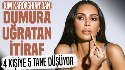 Kim Kardashian'dan dumura uğratan itiraf: 4 kişiye 5 tane düşüyor