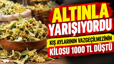Altınla yarışıyordu: Kış aylarının vazgeçilmesinin kilosu 1000 TL düştü