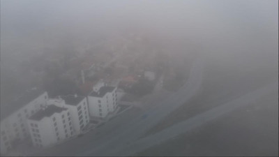 Eskişehir’de sis, yolu kabusa çevirdi