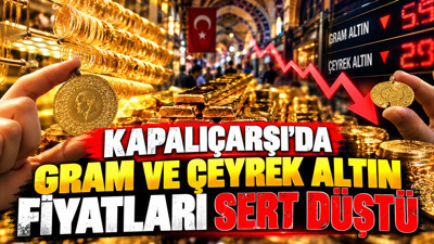 Kapalıçarşı’da akşam altın fiyatları düştü: Gram altın, çeyrek altın kaç TL oldu? (7 Ekim)