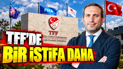 TFF'de bir istifa daha