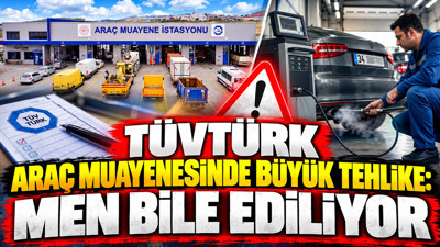 TÜVTÜRK araç muayenesinde büyük tehlike: Men bile ediliyor