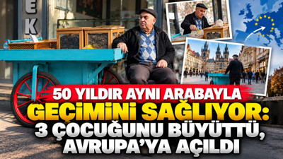 50 yıldır aynı arabayla geçimini sağlıyor: 3 çocuğunu büyüttü, Avrupa'ya açıldı