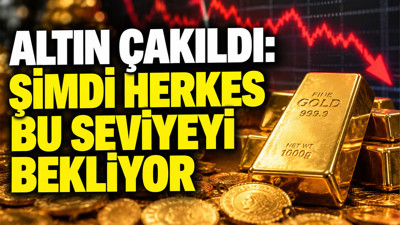 Altın çakıldı: Şimdi herkes bu seviyeyi bekliyor