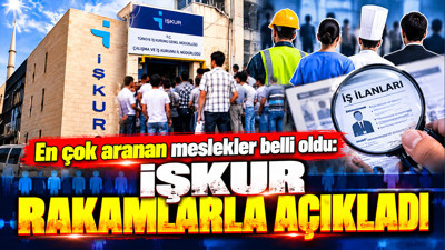 En çok aranan meslekler belli oldu: İŞKUR rakamlarla açıkladı