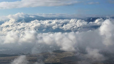 Erzincan zirveleri görsel şölen oluşturdu