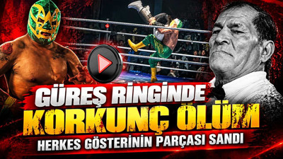 Güreş ringinde korkunç ölüm: Herkes gösterinin parçası sandı