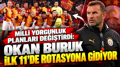 Milli yorgunluk planları değiştirdi: Okan Buruk ilk 11'de rotasyona gidiyor