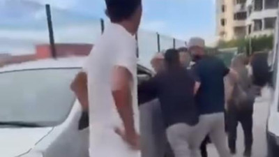Mudanya'da servis şoförleri birbirine girdi