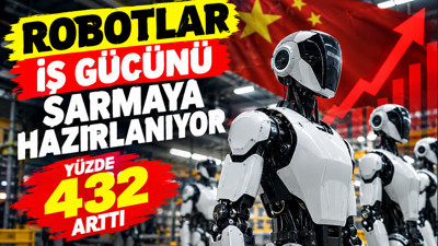 Robotlar iş gücünü sarmaya hazırlanıyor. Yüzde 432 arttı