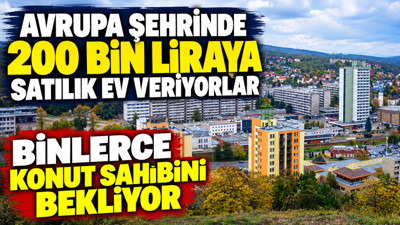 200 bin liraya satılık ev veriyorlar: Binlerce konut sahibini bekliyor