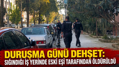 Duruşma günü dehşet: Sığındığı iş yerinde eski eşi tarafından öldürüldü
