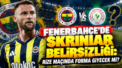 Fenerbahçe'de Skriniar belirsizliği: Rize maçında forma giyecek mi?
