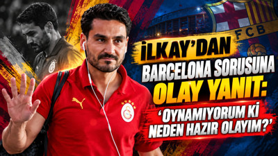 İlkay Gündoğan'dan Barcelona sorusuna olay yanıt: 'Oynamıyorum ki...'