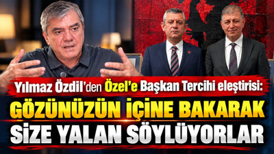 Yılmaz Özdil'den Özel'e Başkan tercihi eleştirisi: Gözünüzün içine bakarak size yalan söylüyorlar