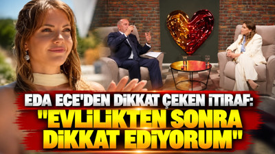 Eda Ece'den dikkat çeken itiraf: "Evlilikten sonra dikkat ediyorum"