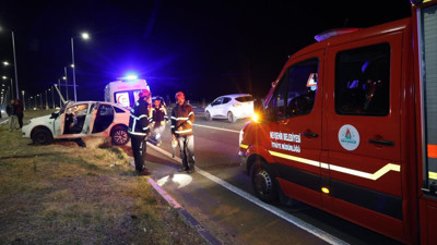 Tilkiye çarpmamak için yapılan manevra kazaya neden oldu