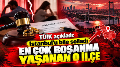 TÜİK açıkladı: İstanbul’u bile solladı; En çok boşanma yaşanan ilçe