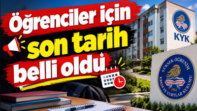 Bakan Osman Aşkın Bak duyurdu: KYK başvuruları başladı